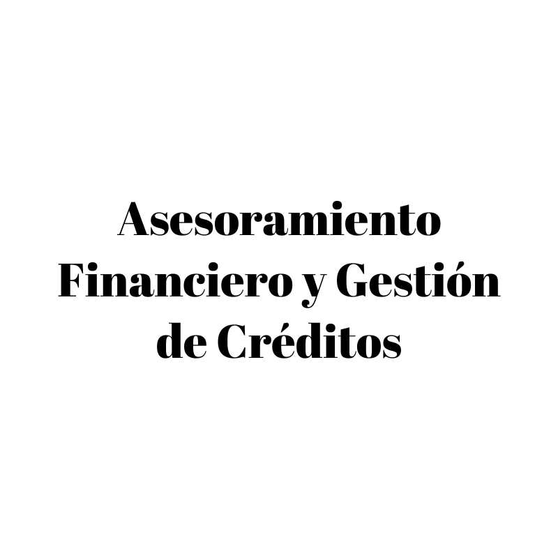 Asesoramiento Financiero y Gestión de Créditos